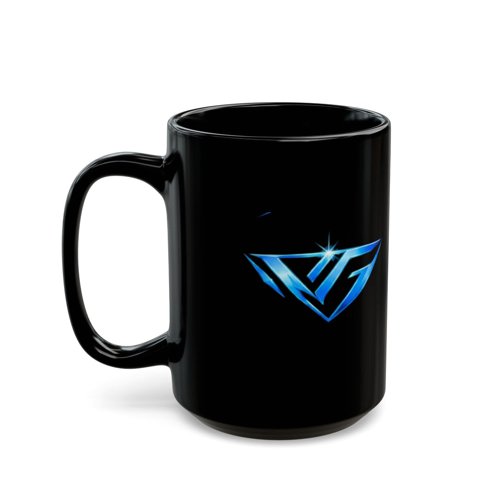 VG Design Black Logo Mug (11oz & 15oz) - Branded Ceramic Coffee Cup