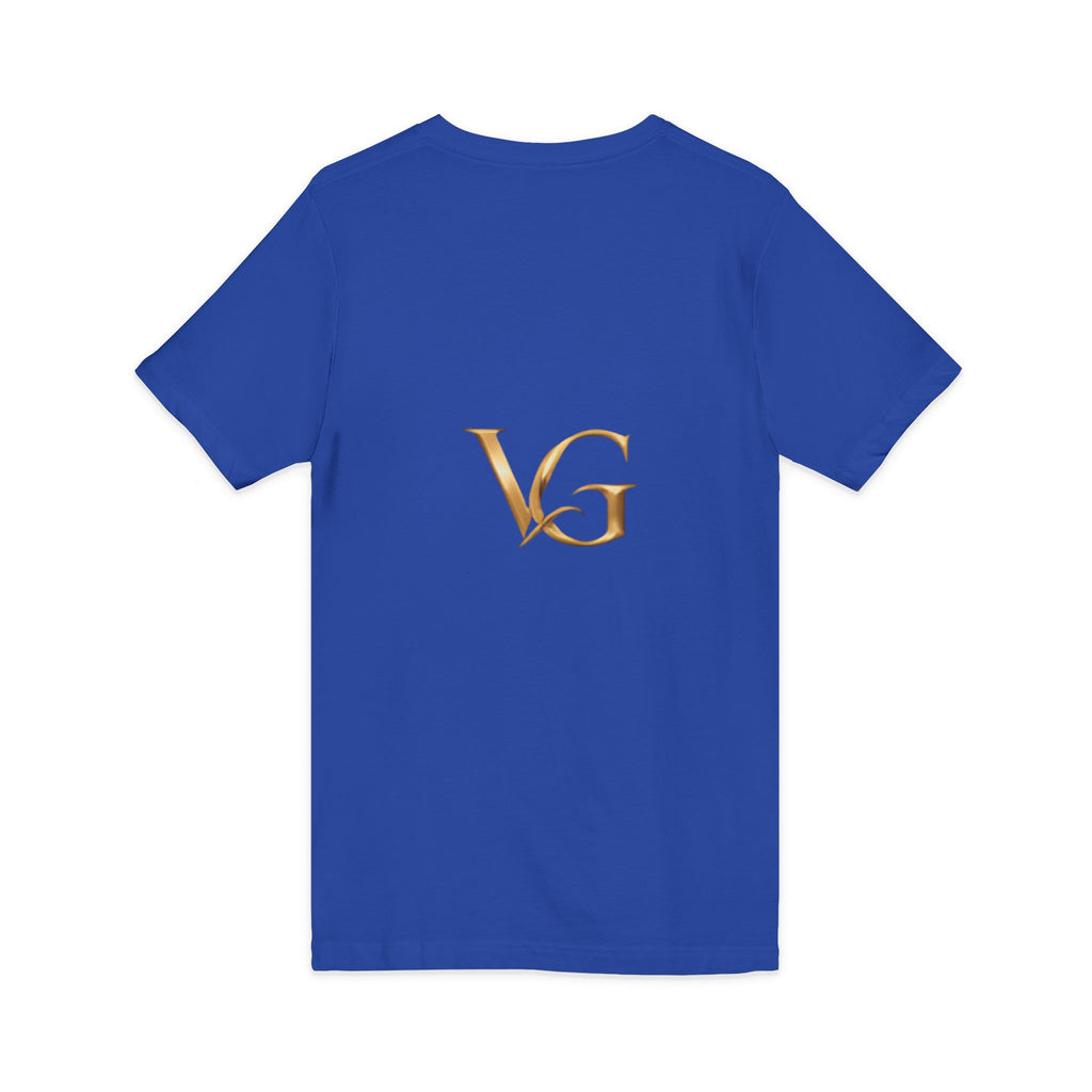 VG Gold Monogram V-Neck Tee