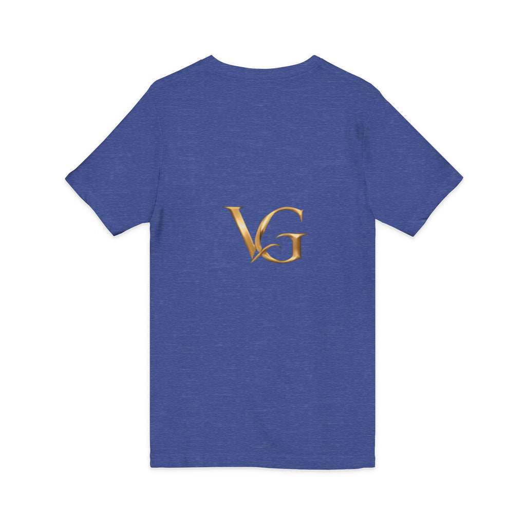 VG Gold Monogram V-Neck Tee