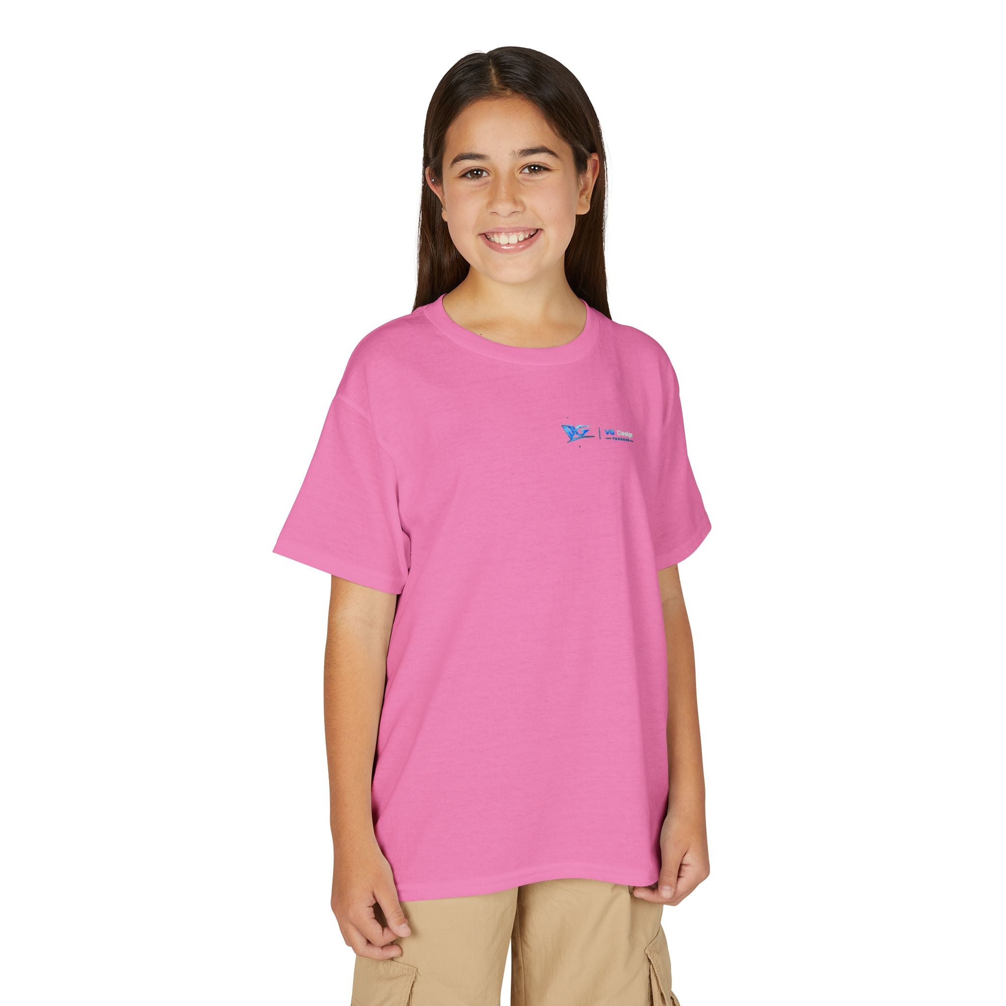 Youth T-Shirt — Blue VG Logo Graphic Performance Tee