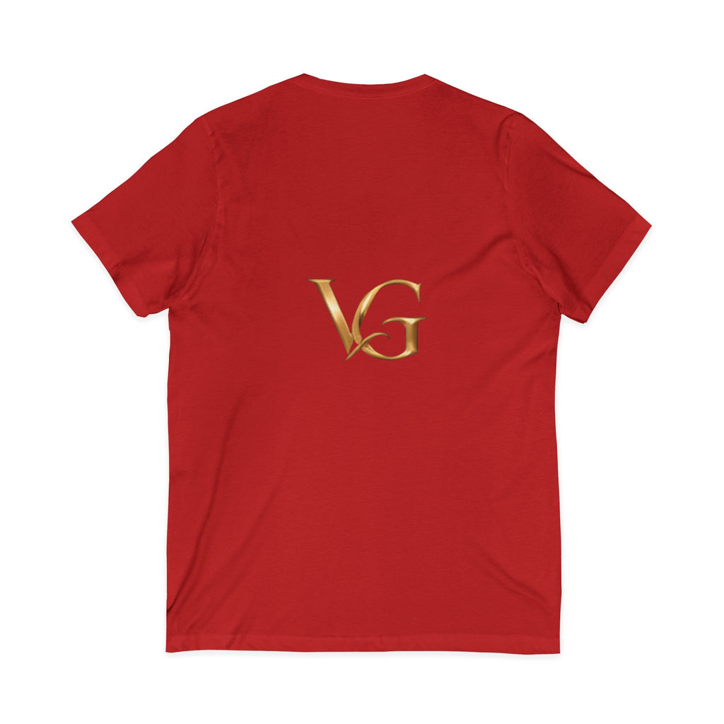 VG Gold Monogram V-Neck Tee