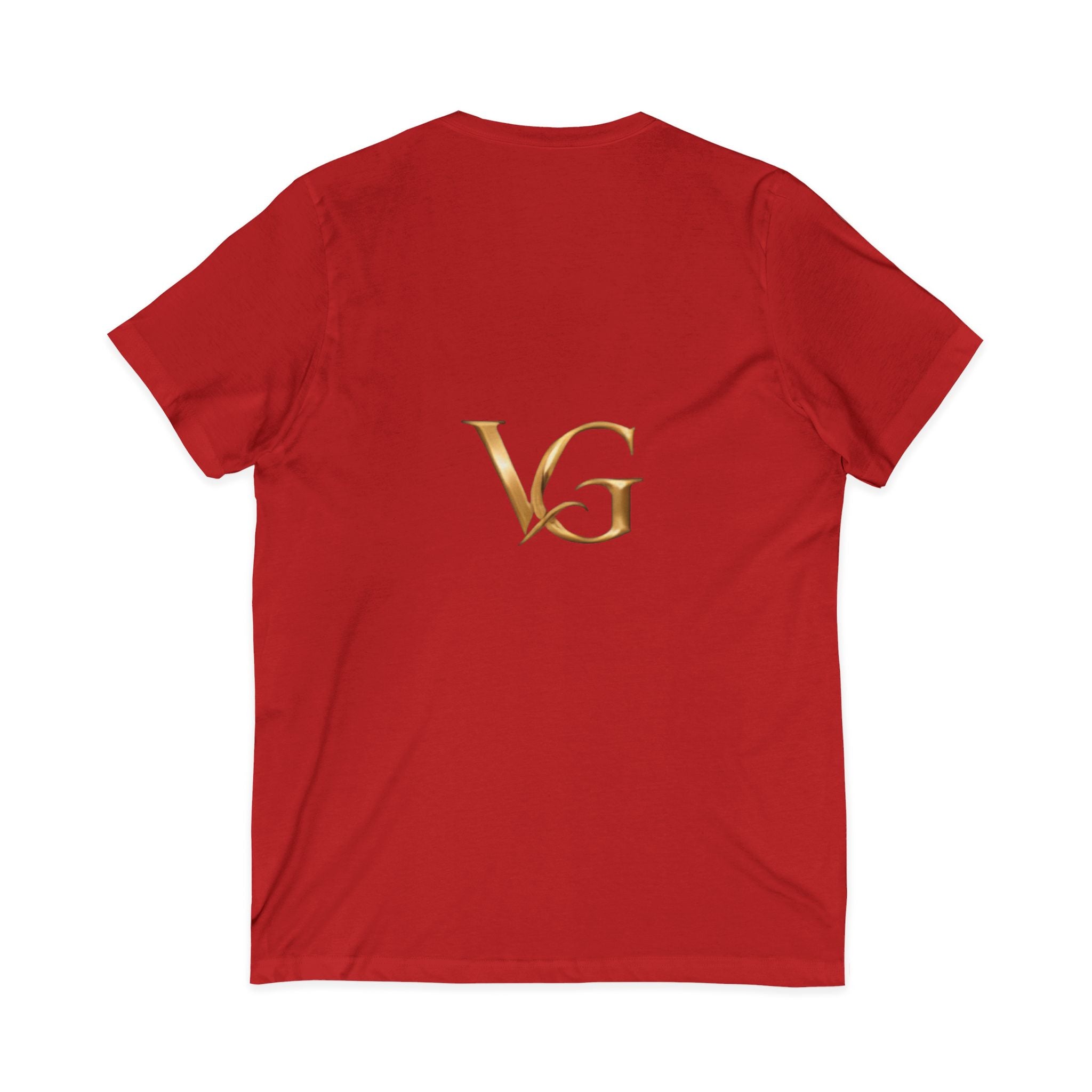 VG Gold Monogram V-Neck Tee