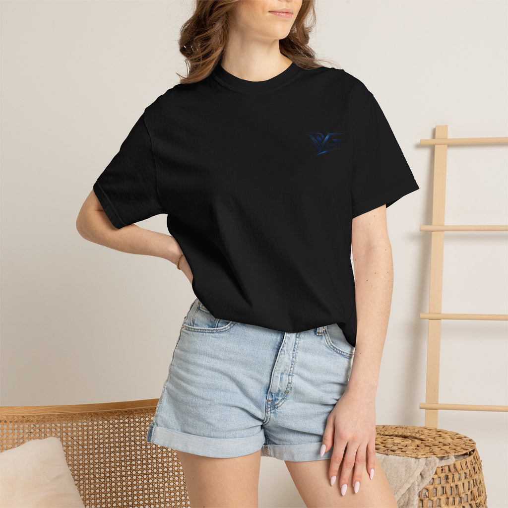 VG Logo T‑Shirt — Minimal Chest & Back Graphic Tee