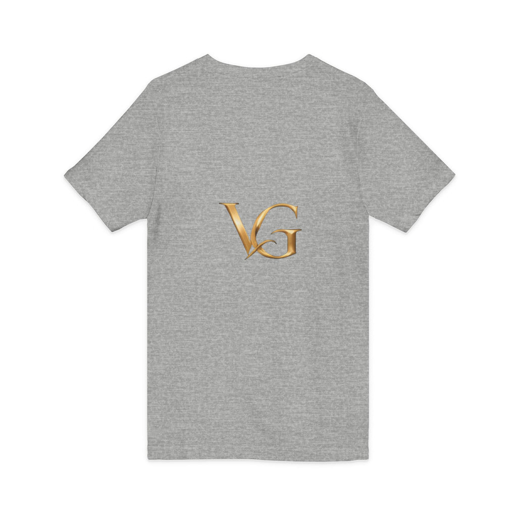 VG Gold Monogram V-Neck Tee