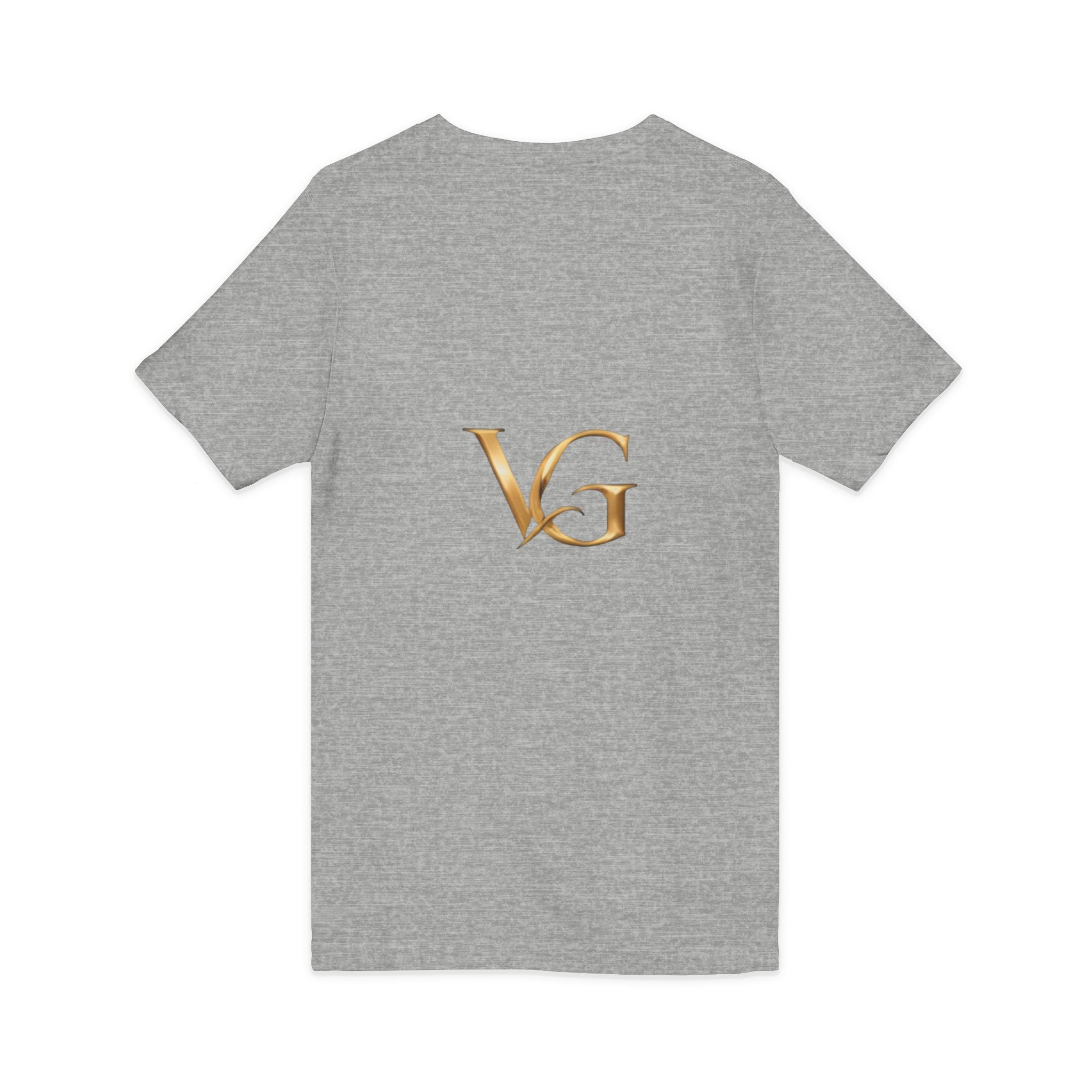 VG Gold Monogram V-Neck Tee