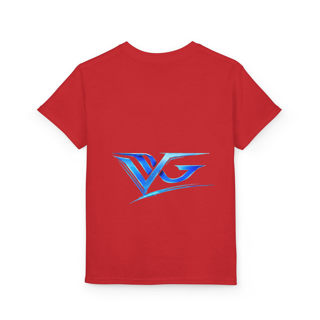 Youth T-Shirt — Blue VG Logo Graphic Performance Tee