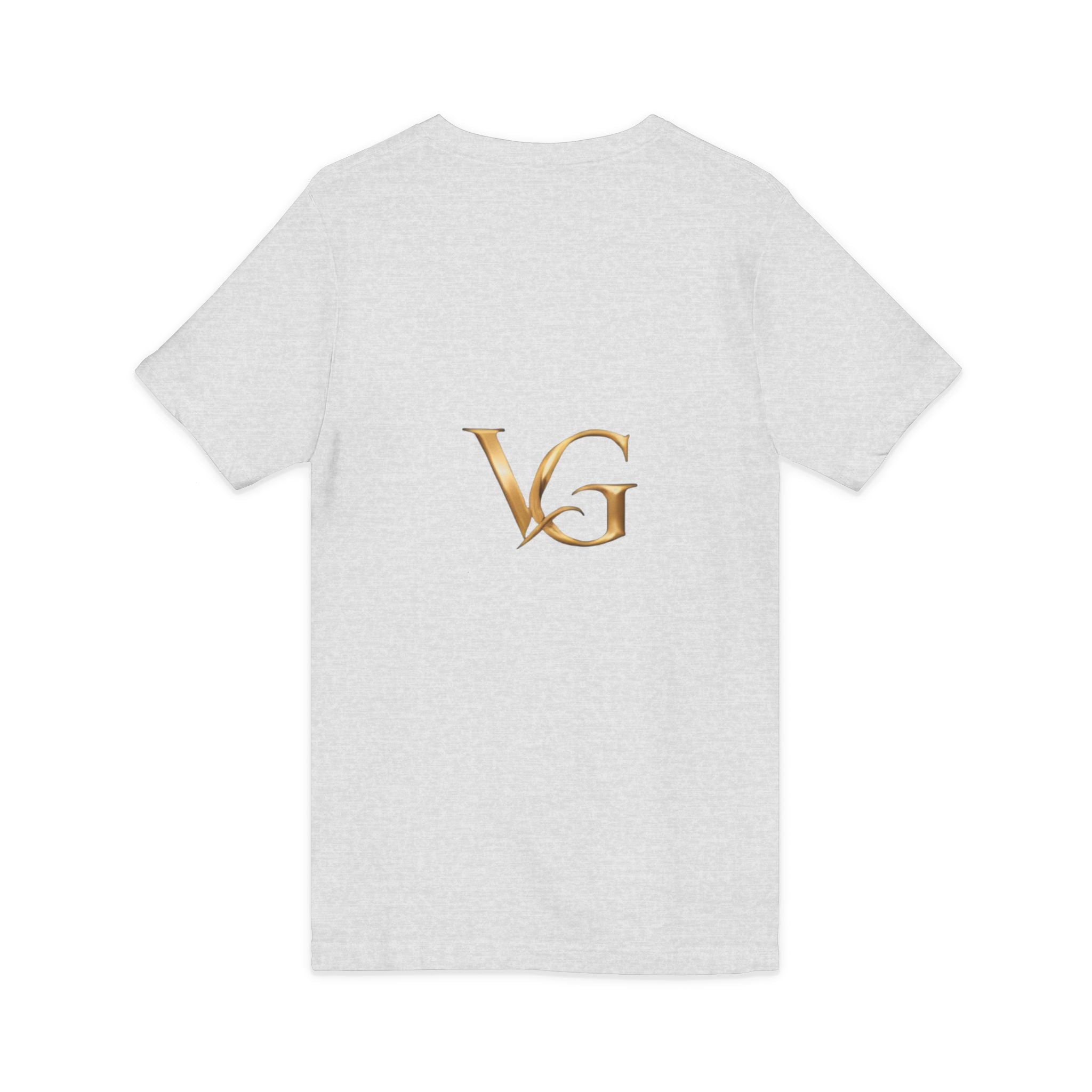 VG Gold Monogram V-Neck Tee