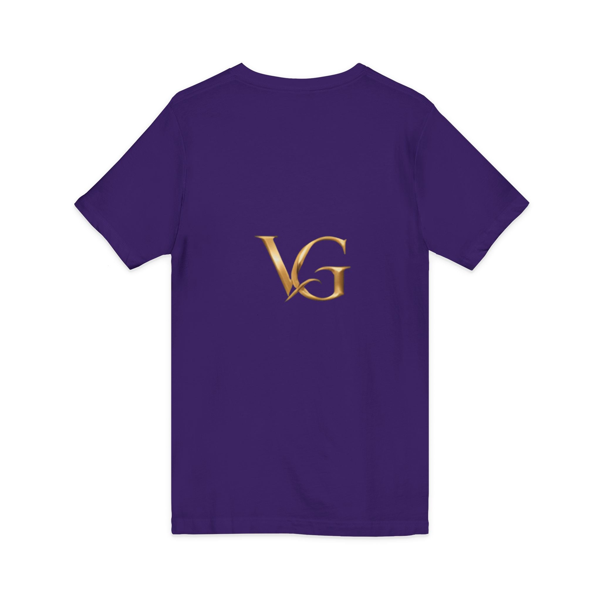 VG Gold Monogram V-Neck Tee