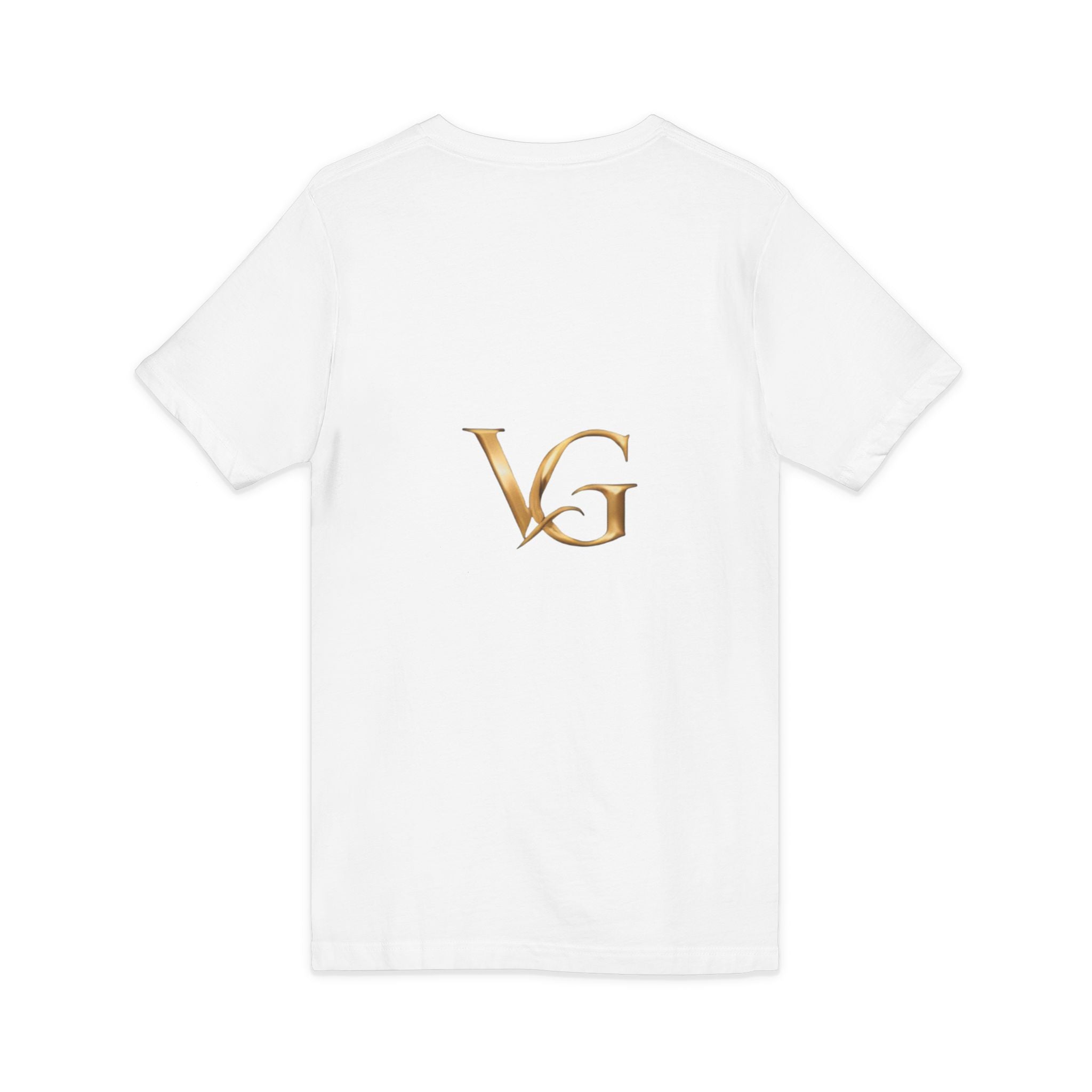 VG Gold Monogram V-Neck Tee