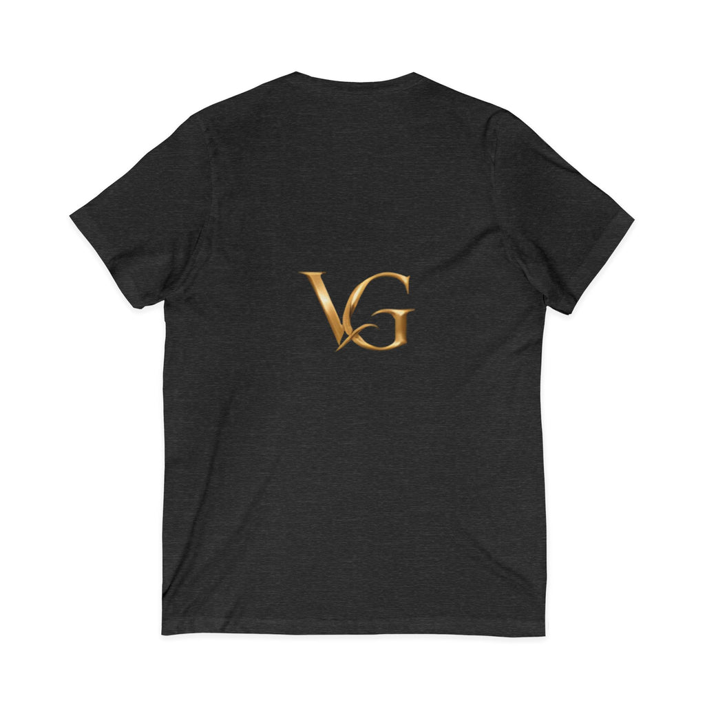 VG Gold Monogram V-Neck Tee