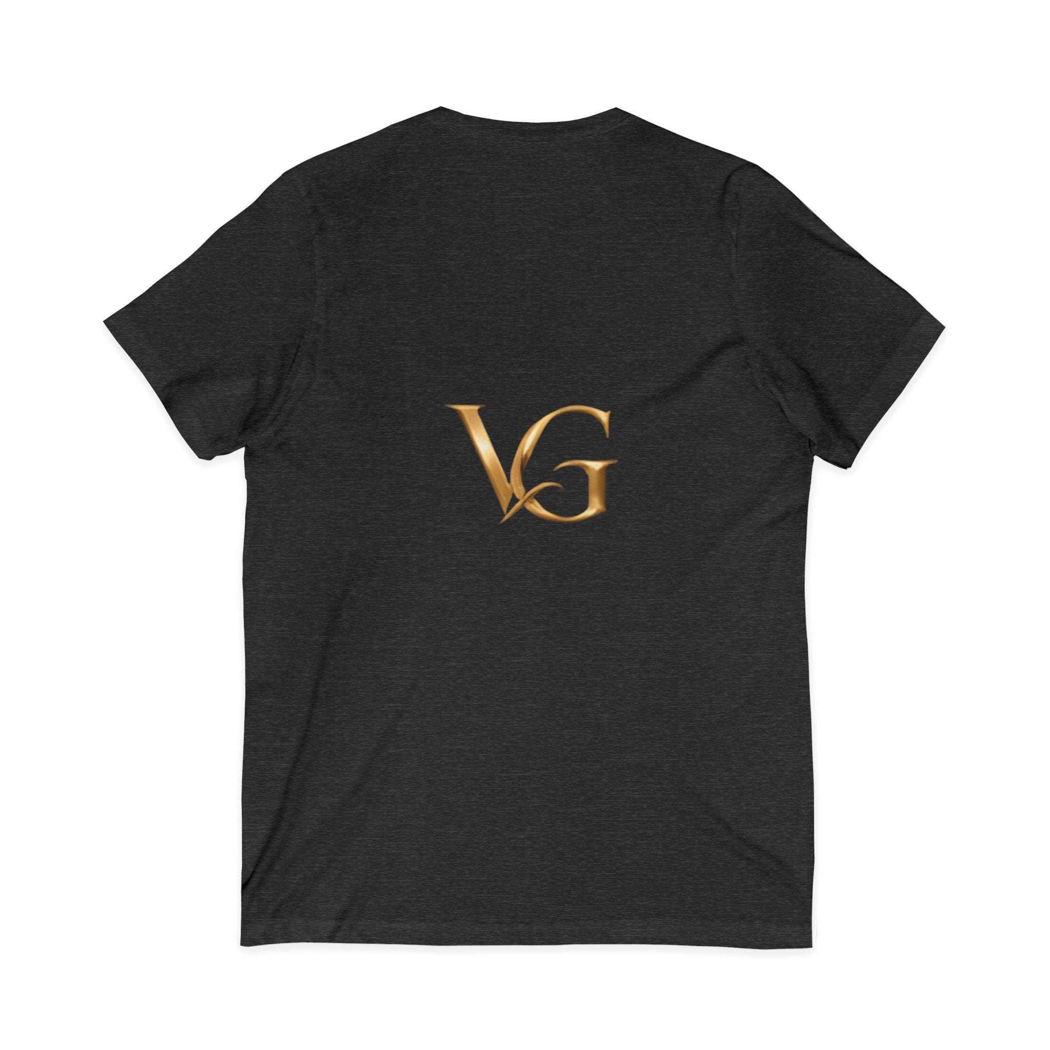 VG Gold Monogram V-Neck Tee