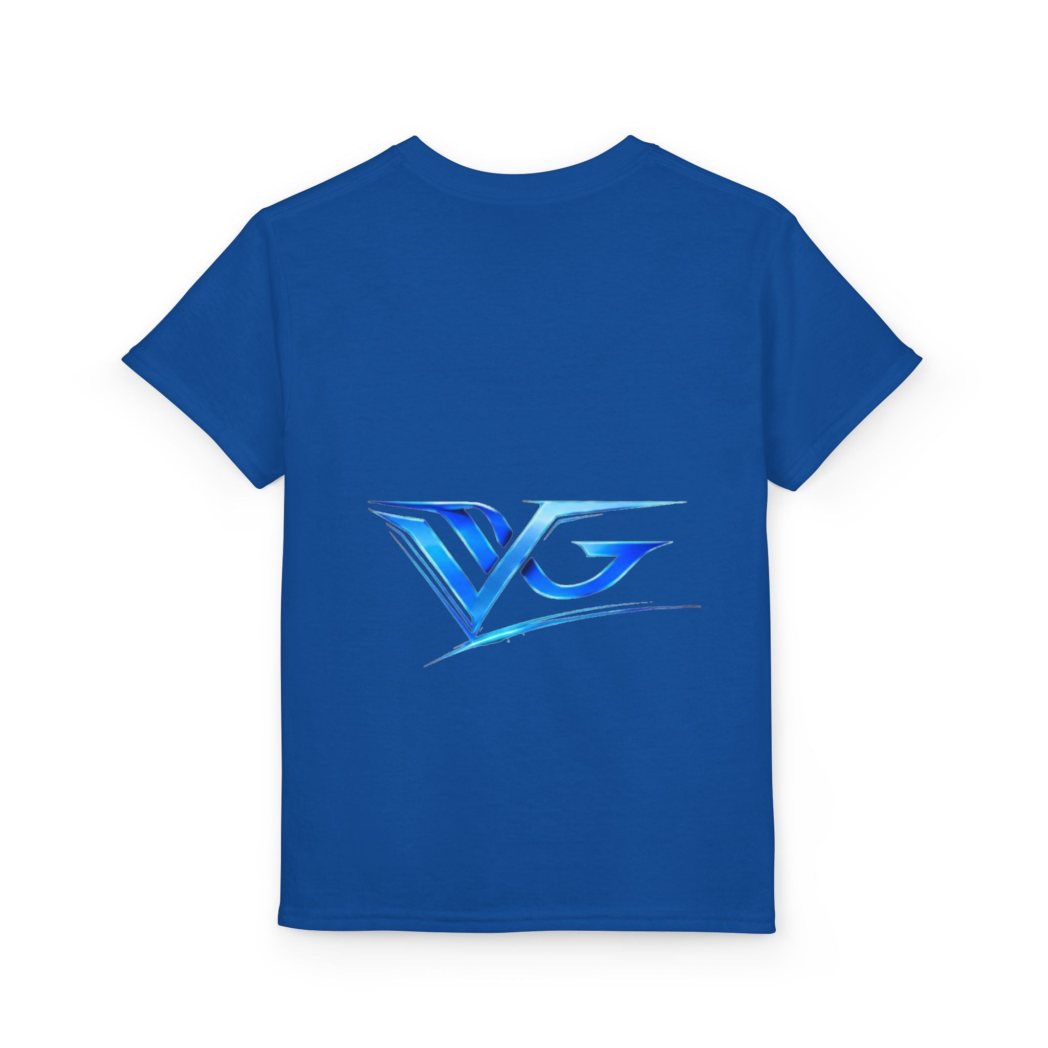 Youth T-Shirt — Blue VG Logo Graphic Performance Tee