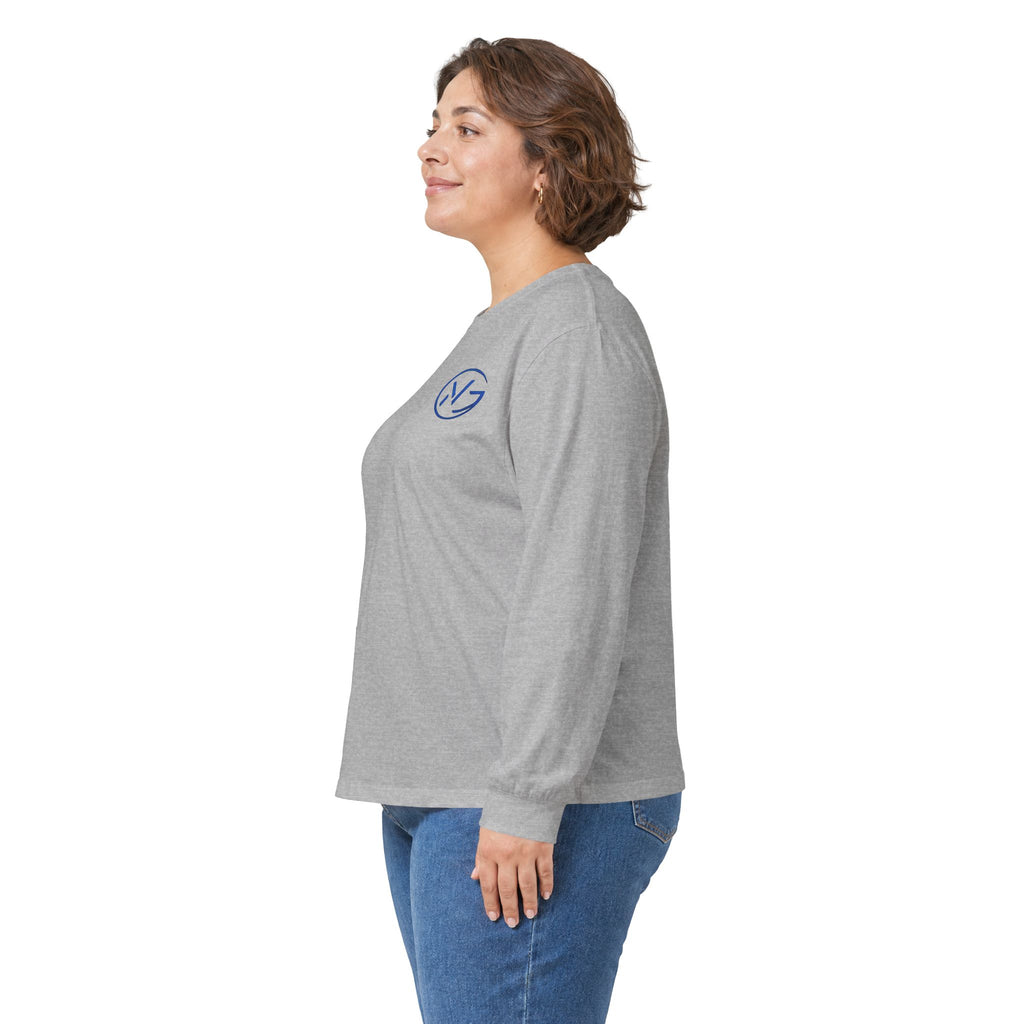 Long Sleeve Tee — Minimal WG Logo Cotton Shirt