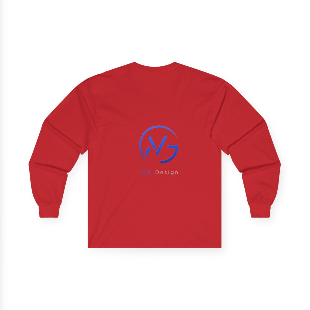 Long Sleeve Tee — Minimal WG Logo Cotton Shirt