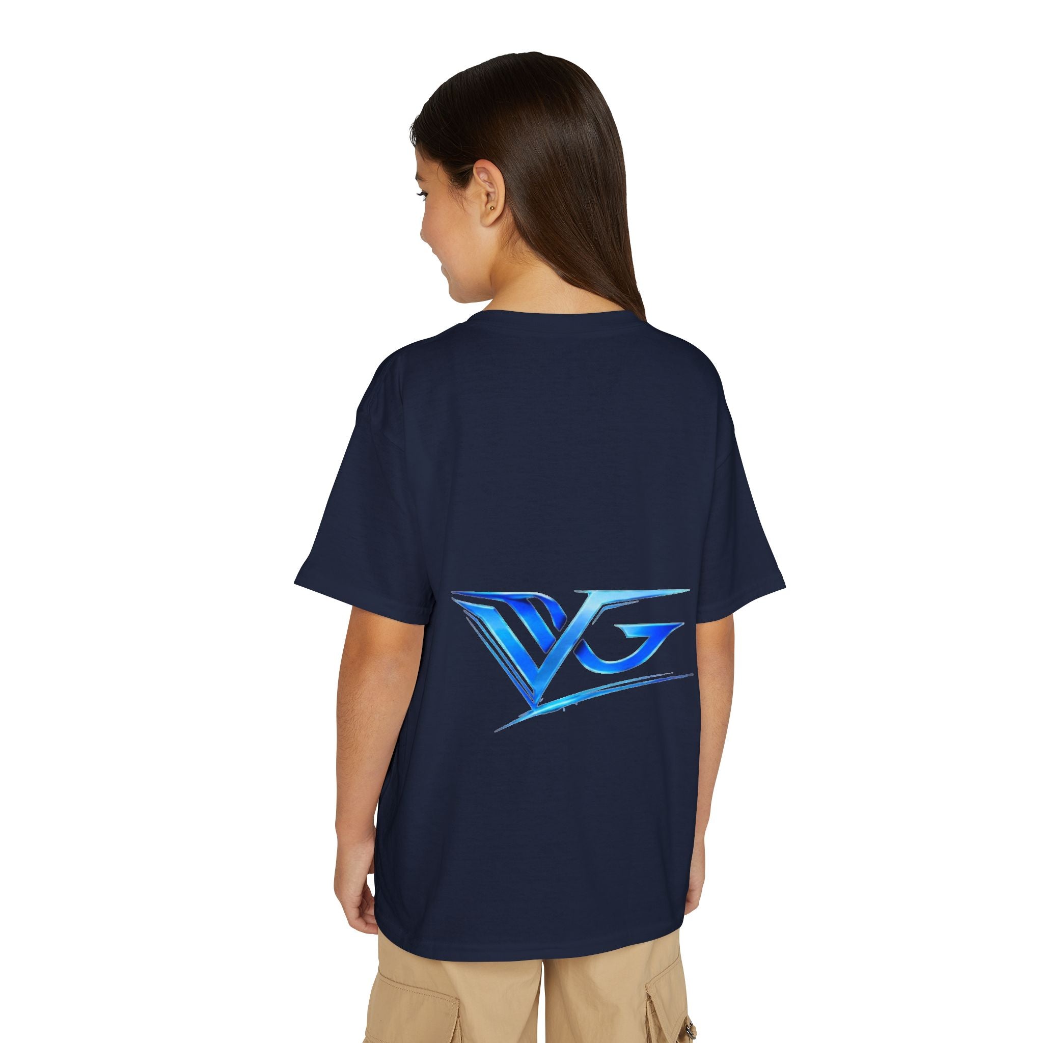 Youth T-Shirt — Blue VG Logo Graphic Performance Tee