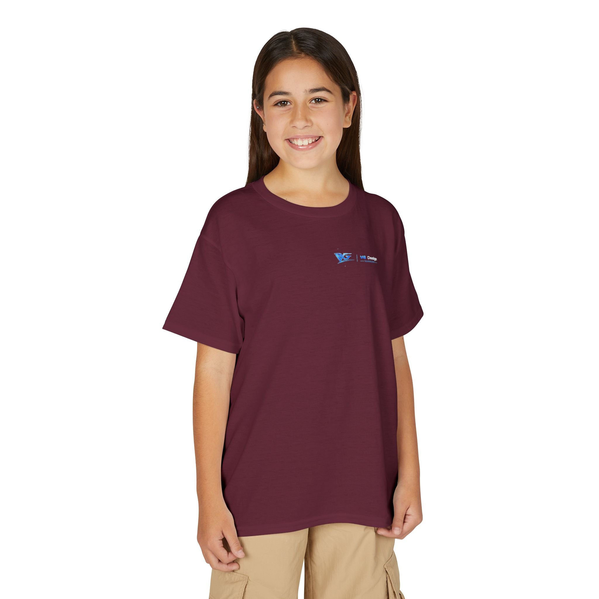 Youth T-Shirt — Blue VG Logo Graphic Performance Tee