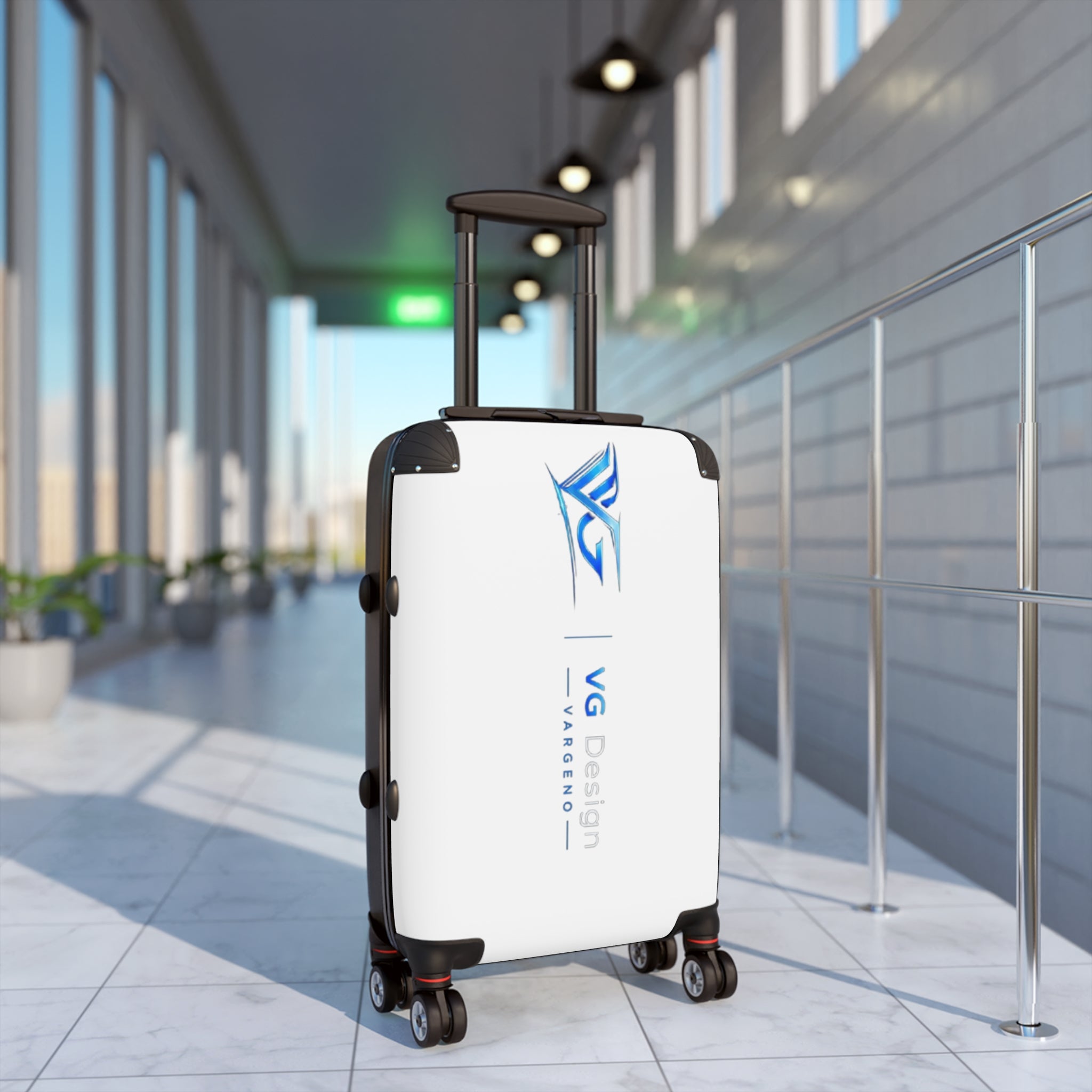 Hard-Shell Carry-On Suitcase with Custom VG Design Logo
