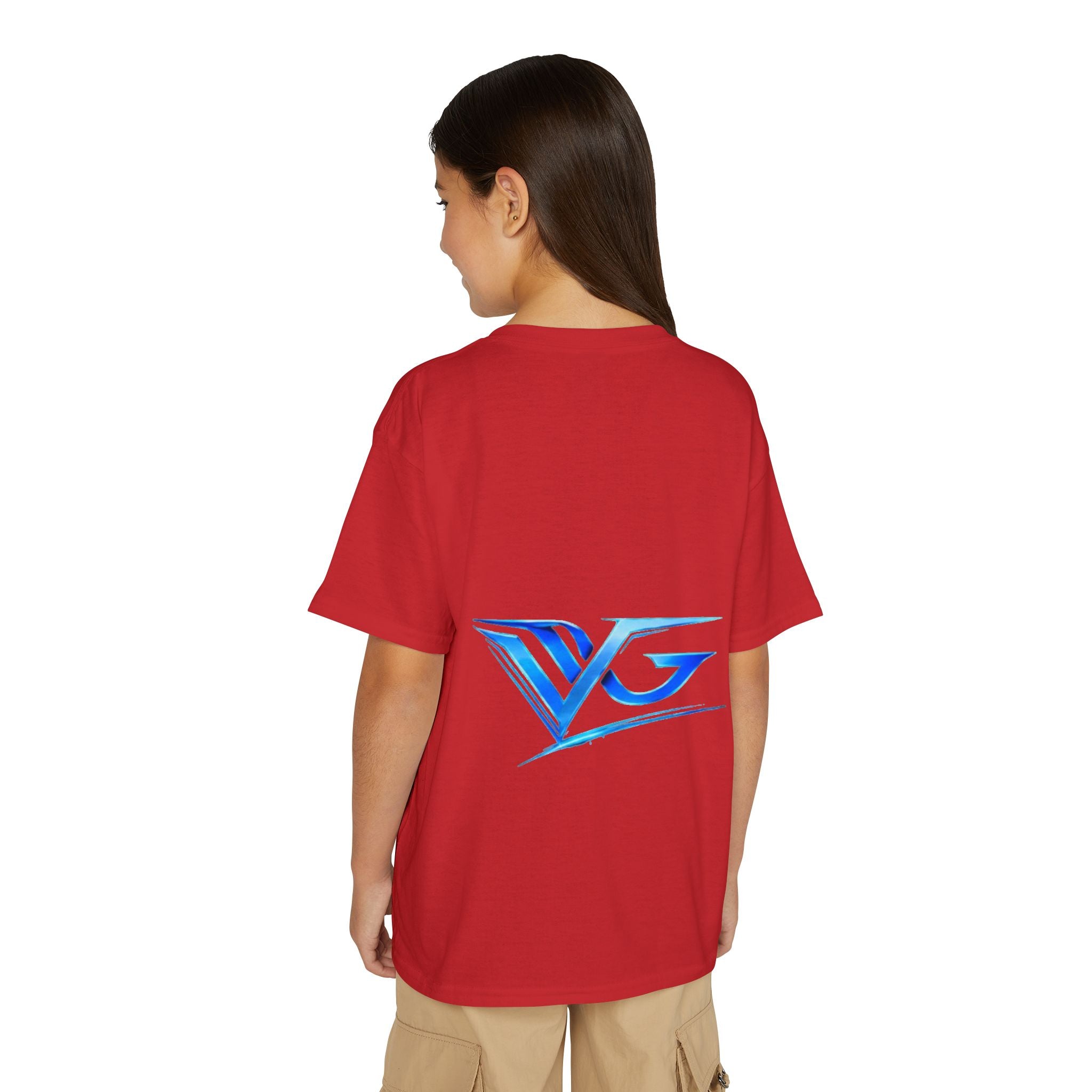 Youth T-Shirt — Blue VG Logo Graphic Performance Tee
