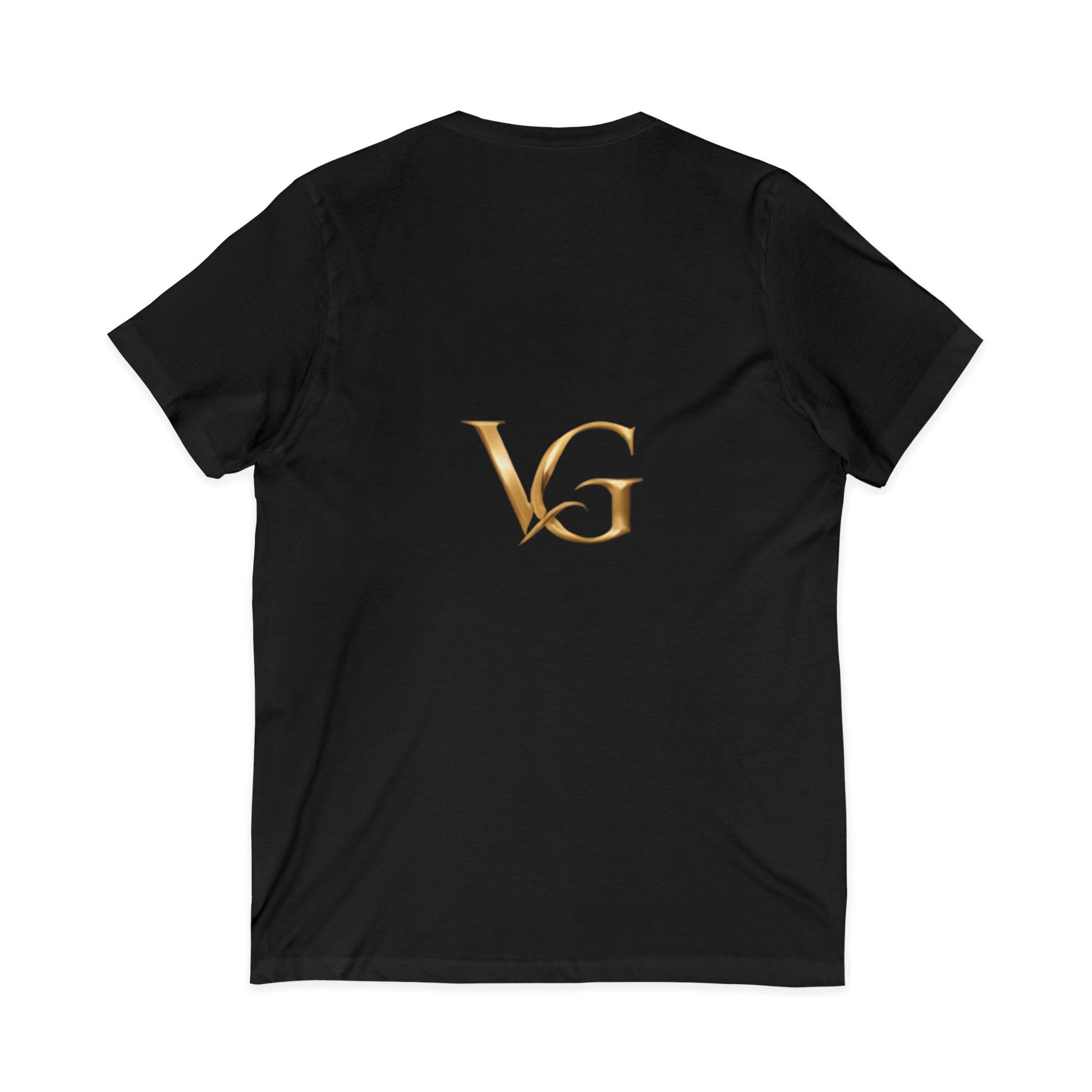 VG Gold Monogram V-Neck Tee