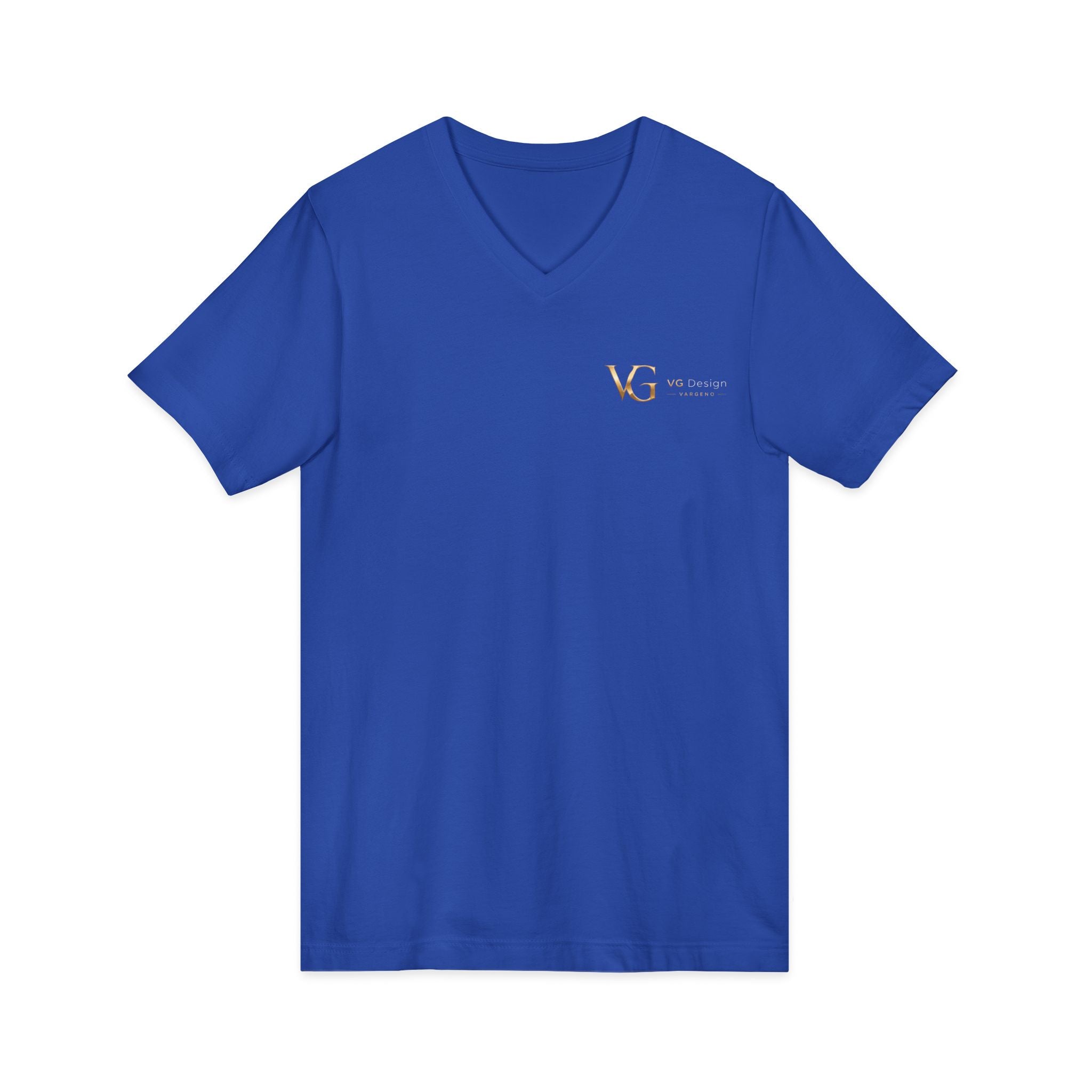 VG Gold Monogram V-Neck Tee