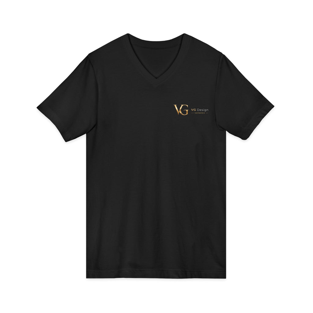 VG Gold Monogram V-Neck Tee