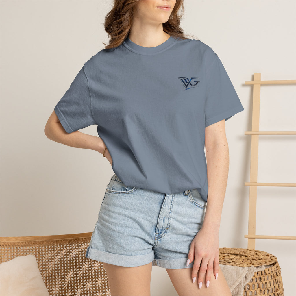 VG Logo T‑Shirt — Minimal Chest & Back Graphic Tee
