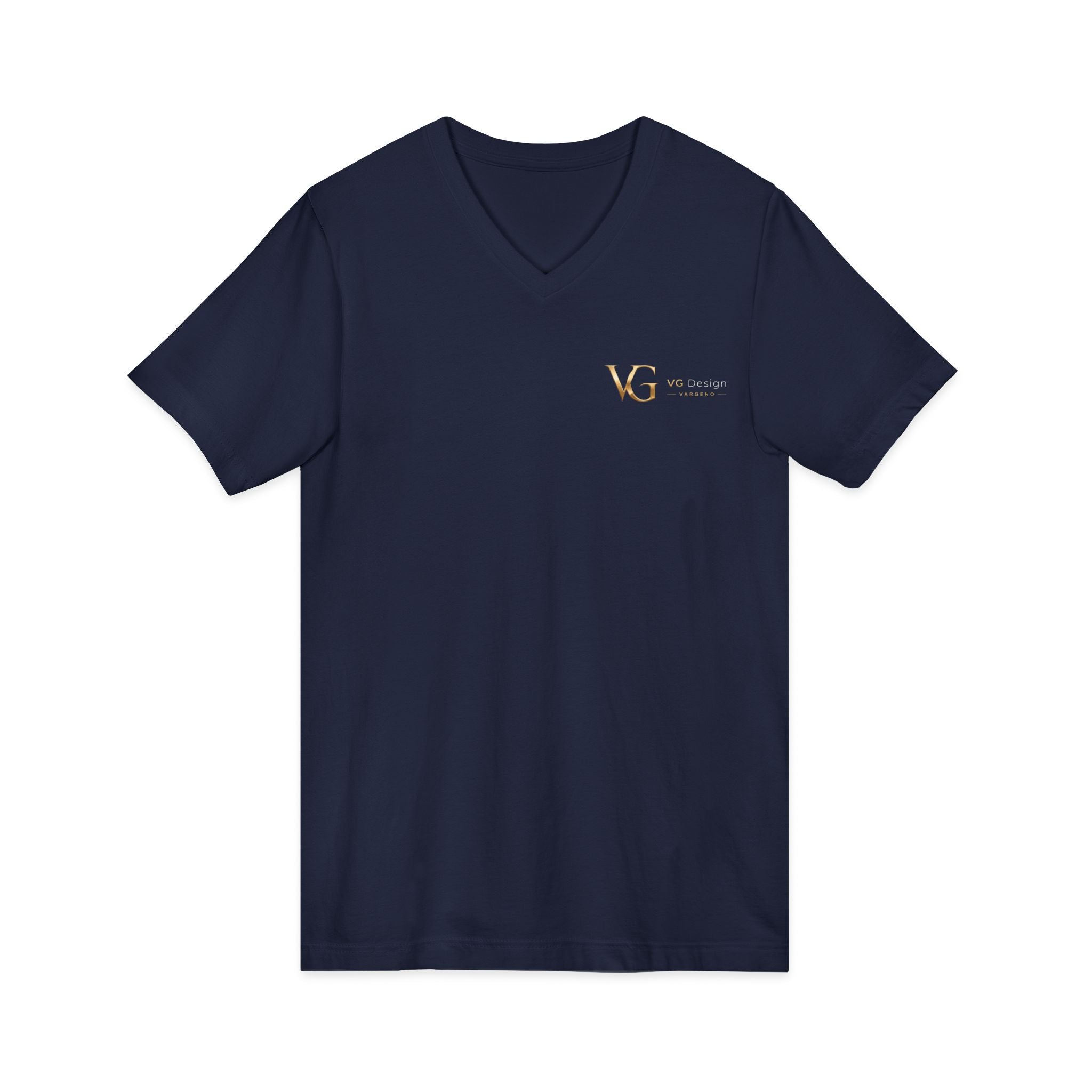 VG Gold Monogram V-Neck Tee