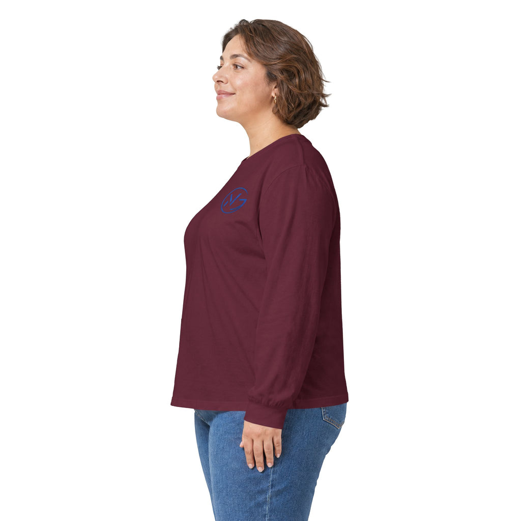 Long Sleeve Tee — Minimal WG Logo Cotton Shirt