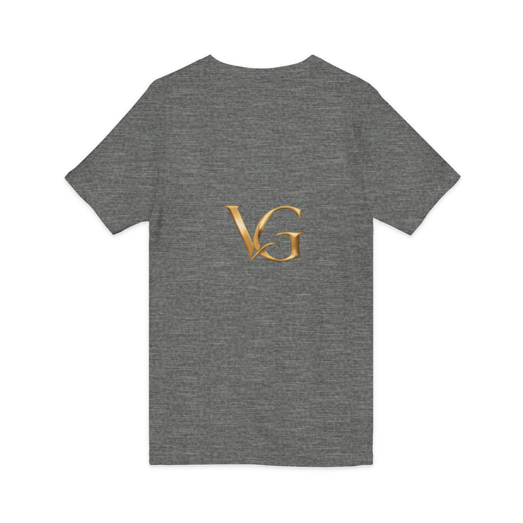 VG Gold Monogram V-Neck Tee