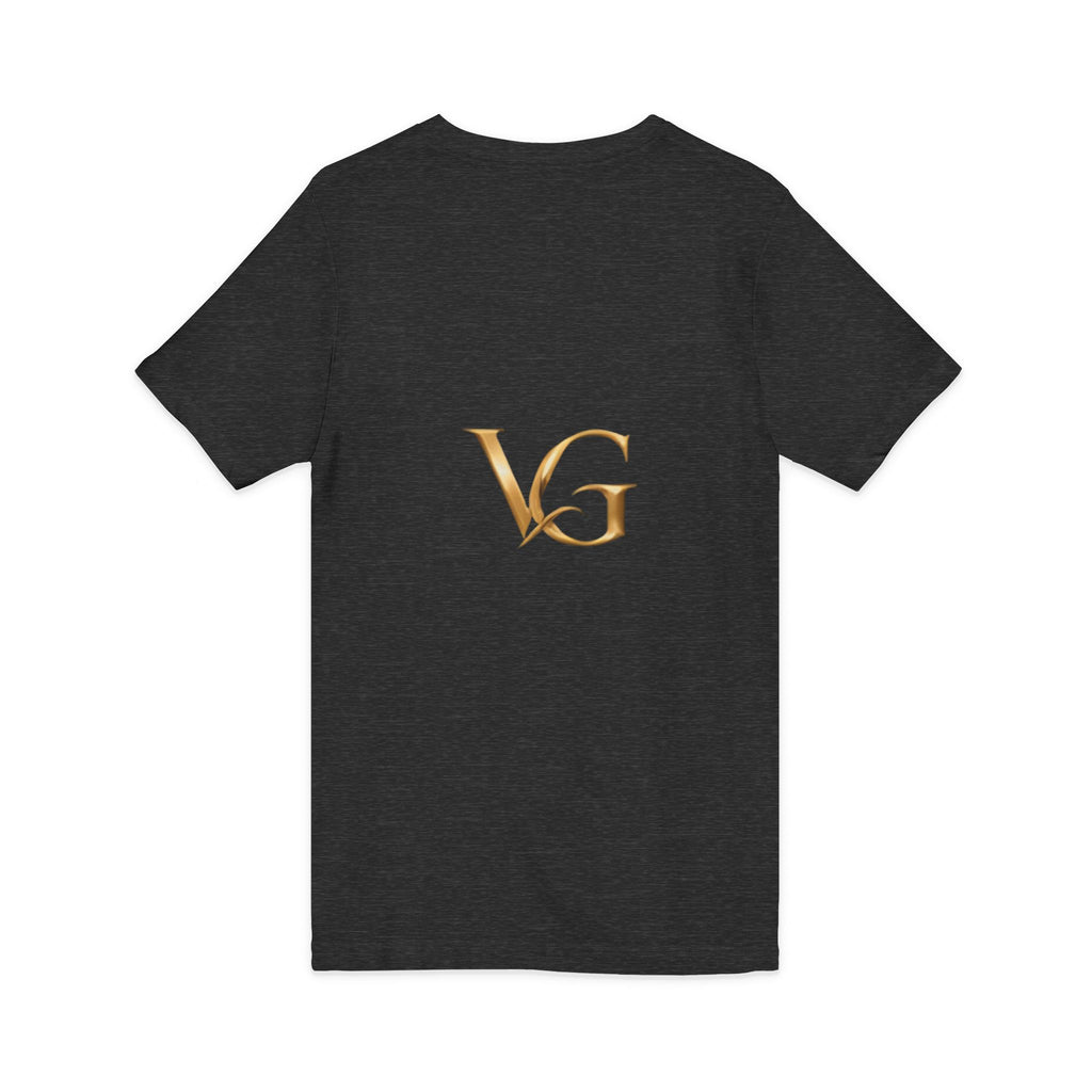 VG Gold Monogram V-Neck Tee