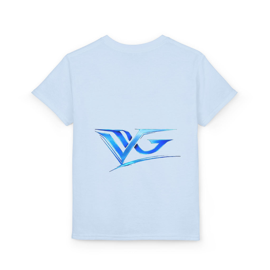 Youth T-Shirt — Blue VG Logo Graphic Performance Tee