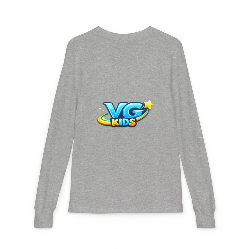 VG Kids Long Sleeve Tee — Youth Jersey Kids' Shirt with Colorful Logo