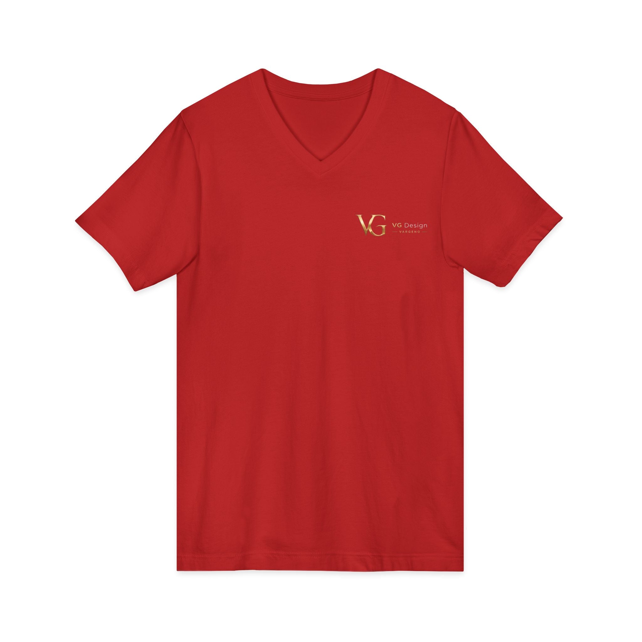 VG Gold Monogram V-Neck Tee