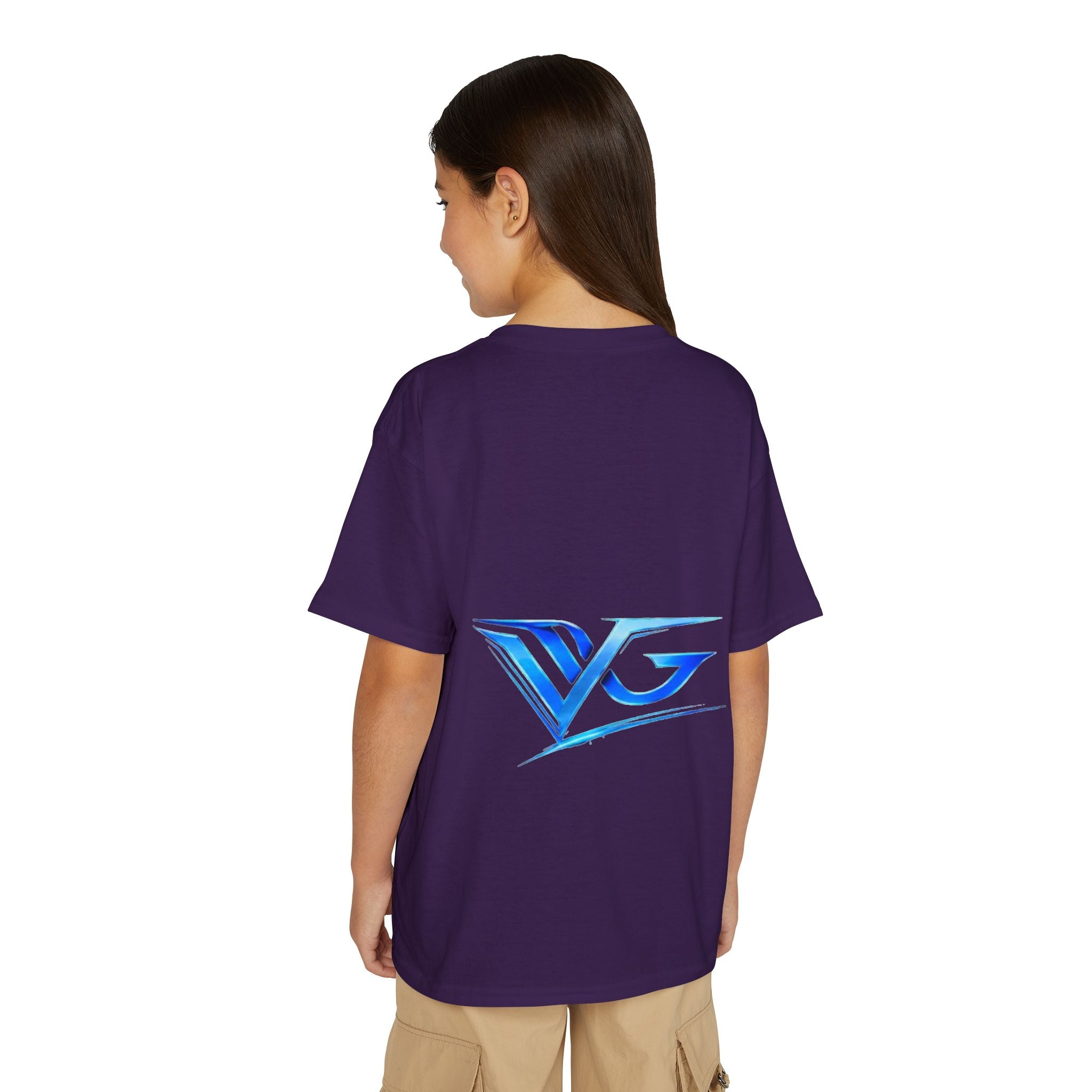 Youth T-Shirt — Blue VG Logo Graphic Performance Tee