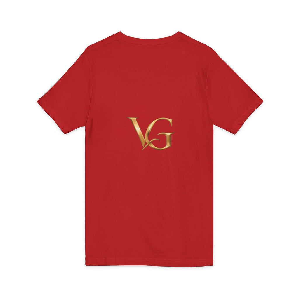 VG Gold Monogram V-Neck Tee