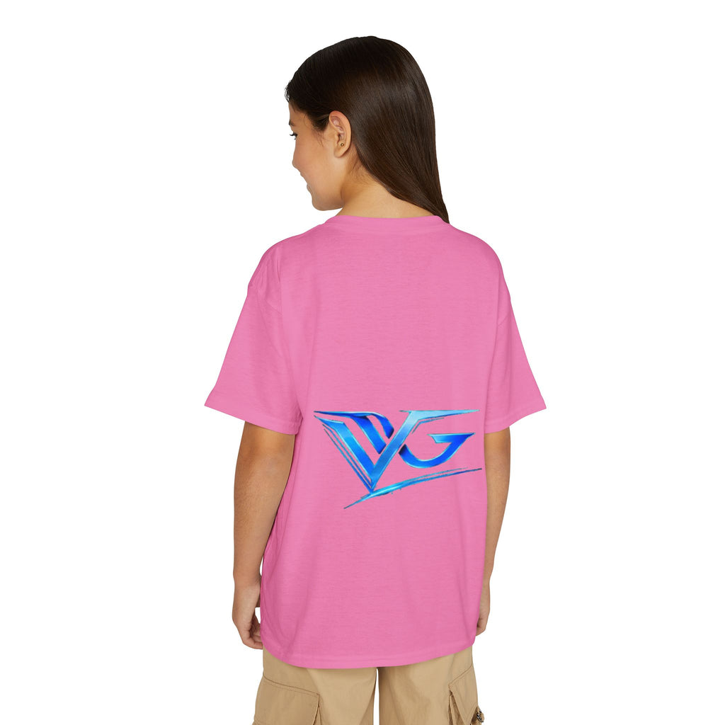 Youth T-Shirt — Blue VG Logo Graphic Performance Tee