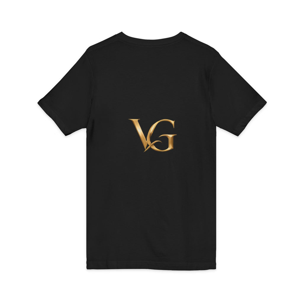 VG Gold Monogram V-Neck Tee
