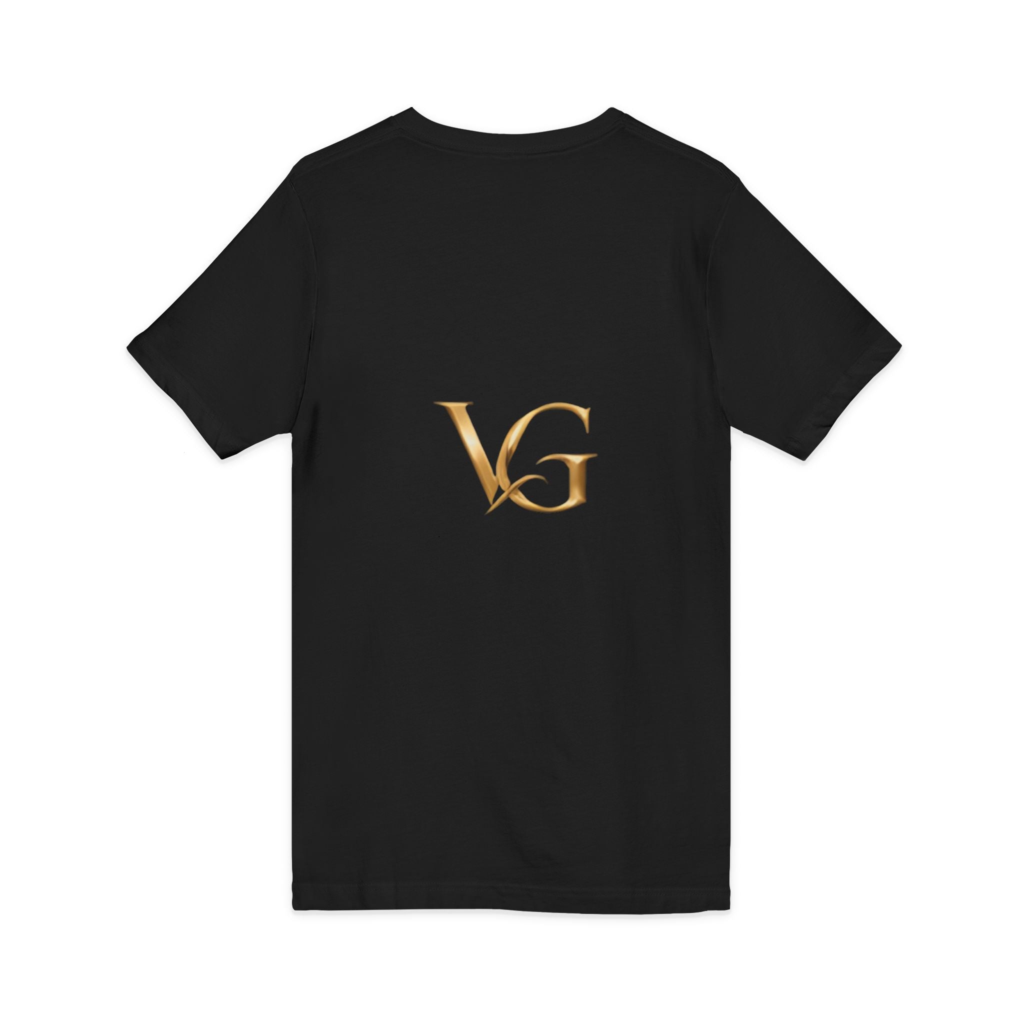 VG Gold Monogram V-Neck Tee