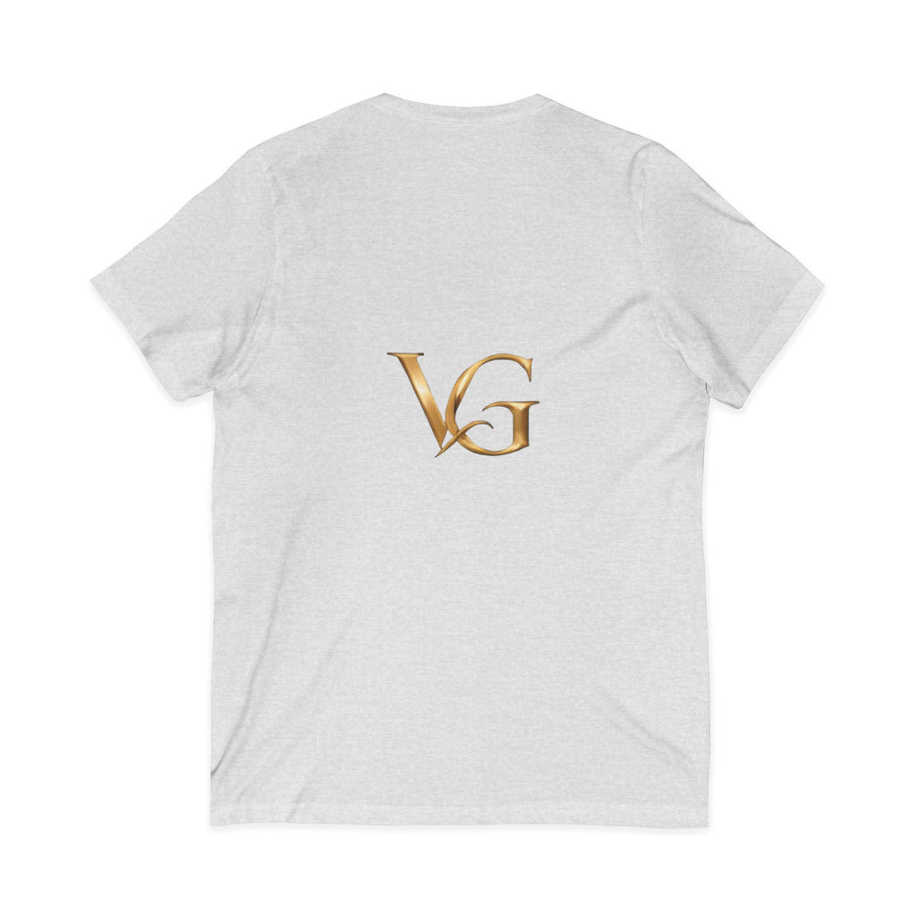 VG Gold Monogram V-Neck Tee