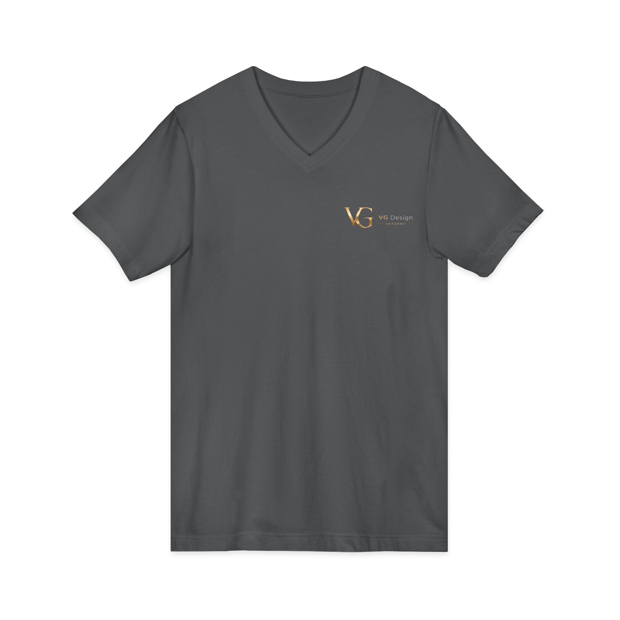 VG Gold Monogram V-Neck Tee