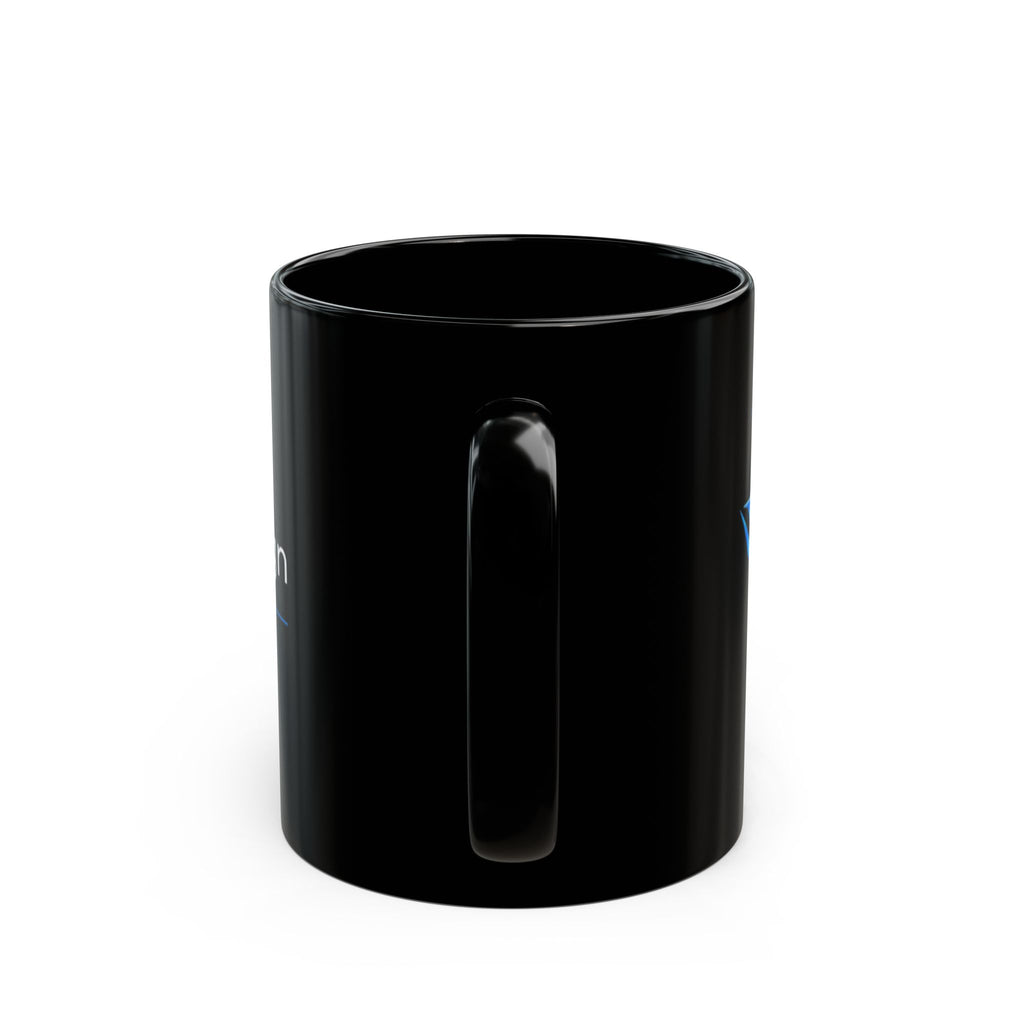 VG Design Black Logo Mug (11oz & 15oz) - Branded Ceramic Coffee Cup