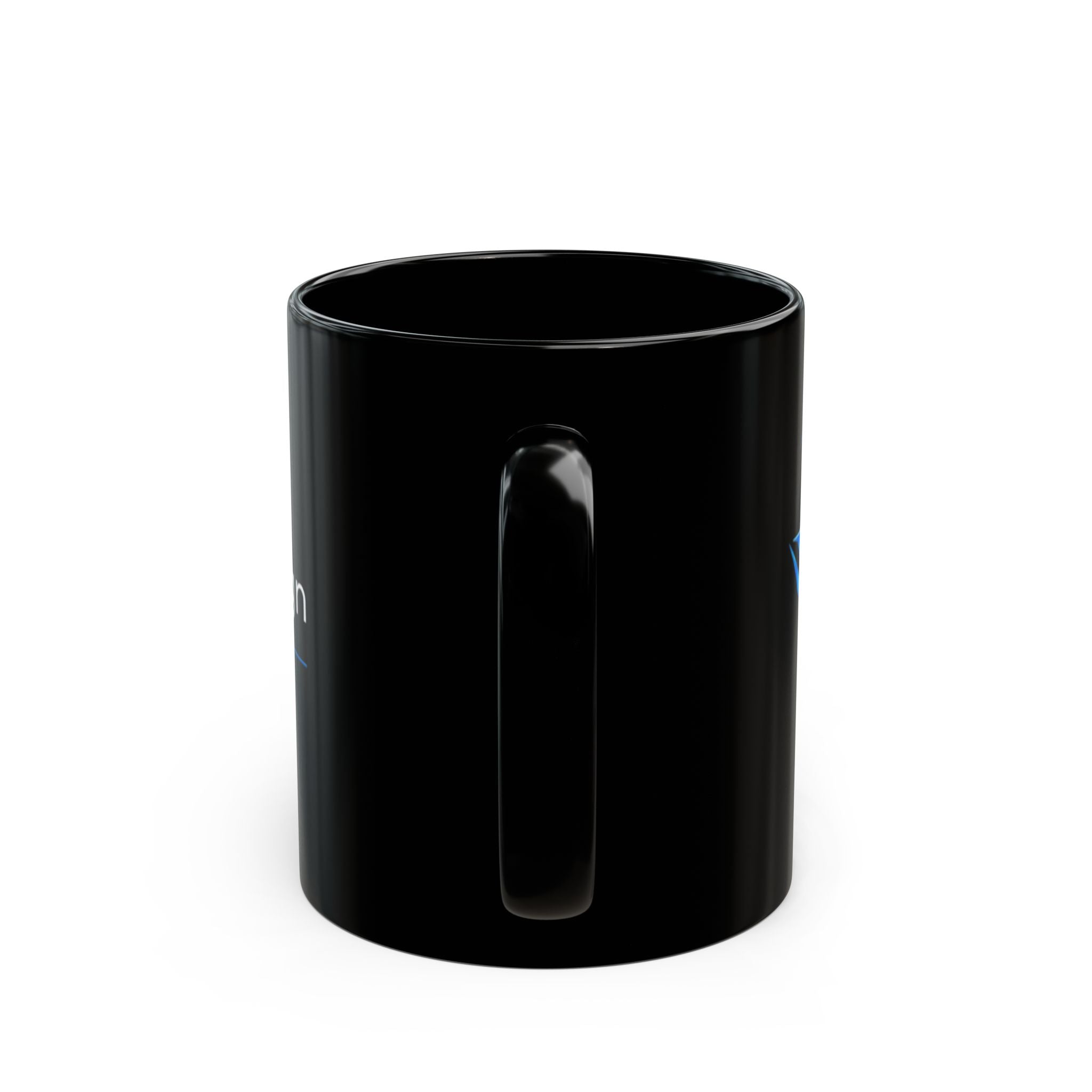 VG Design Black Logo Mug (11oz & 15oz) - Branded Ceramic Coffee Cup