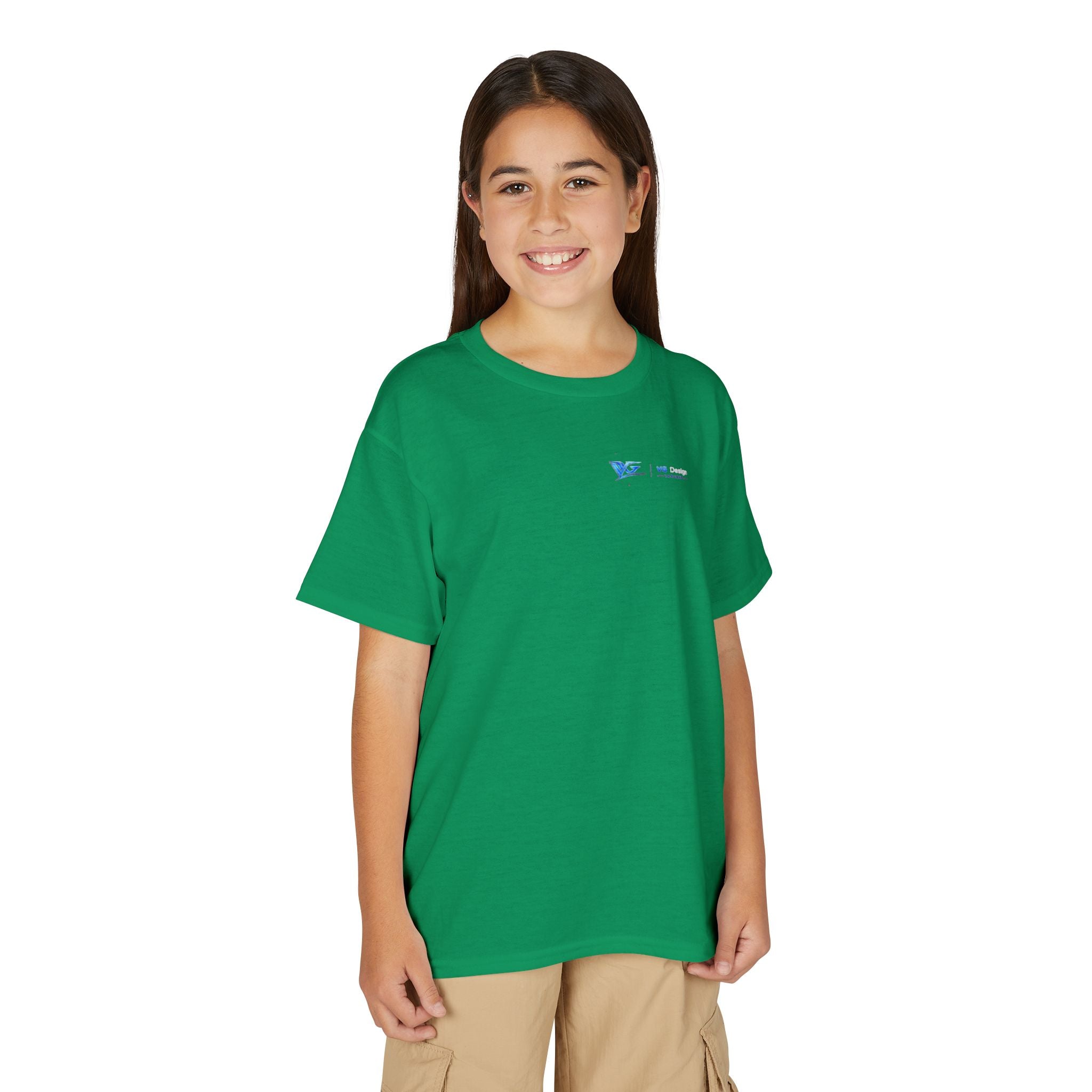 Youth T-Shirt — Blue VG Logo Graphic Performance Tee