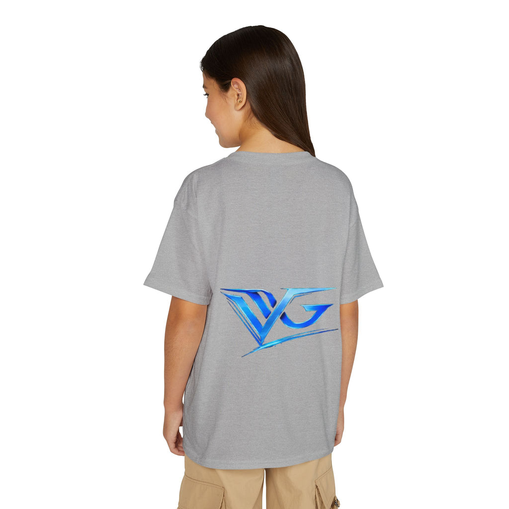 Youth T-Shirt — Blue VG Logo Graphic Performance Tee