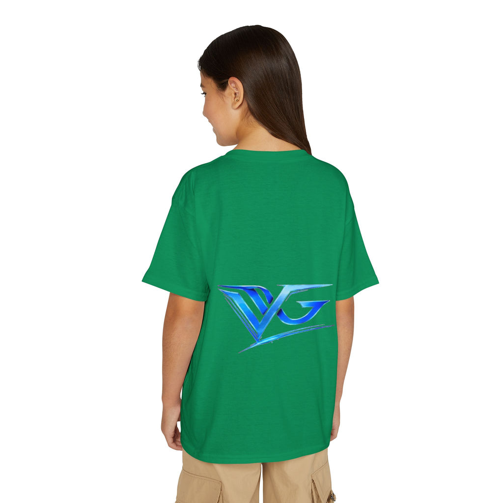 Youth T-Shirt — Blue VG Logo Graphic Performance Tee