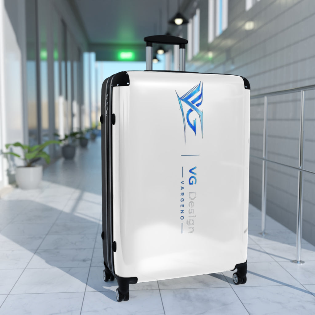 Hard-Shell Carry-On Suitcase with Custom VG Design Logo