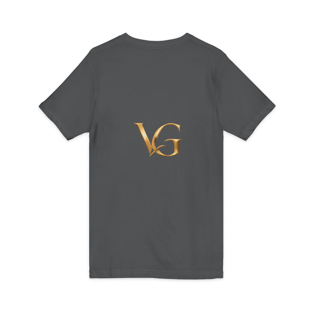 VG Gold Monogram V-Neck Tee